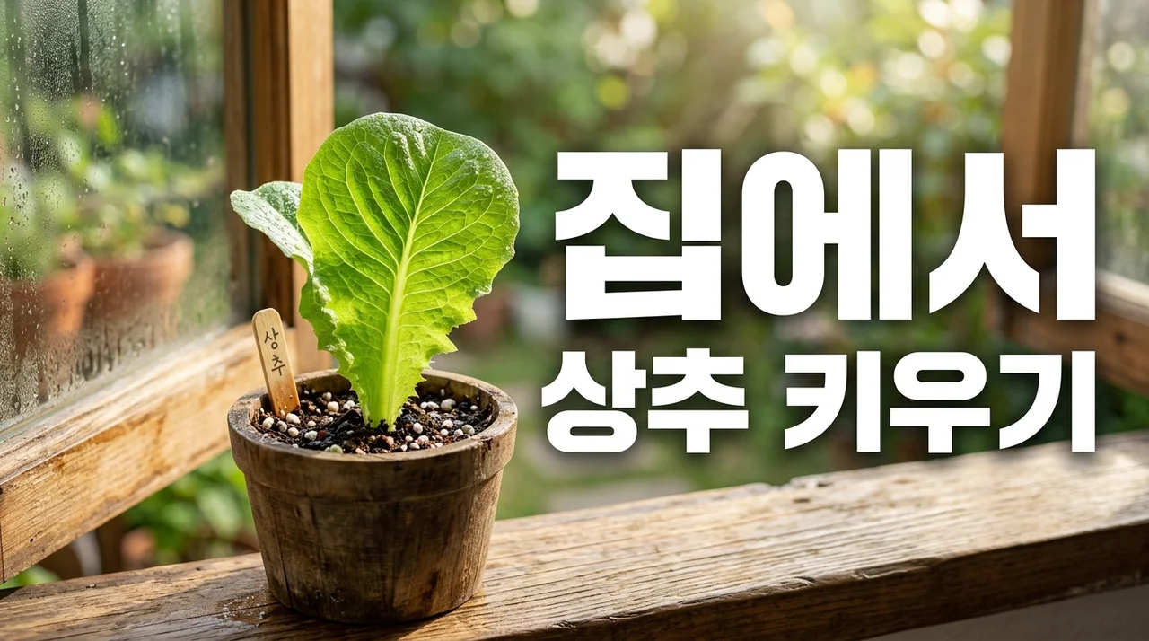 집에서 상추 키우기 초보 완벽 가이드: 베란다 텃밭 시작하기