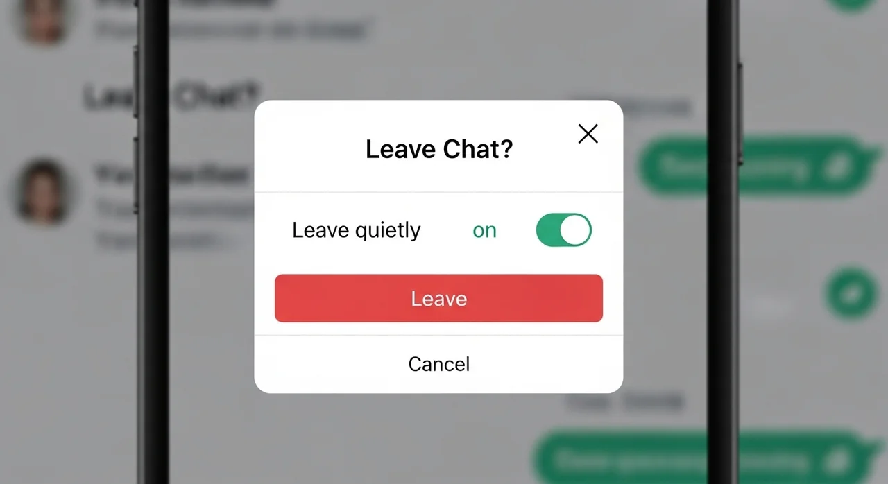카톡 조용히 나가기 기능이란 무엇인가?