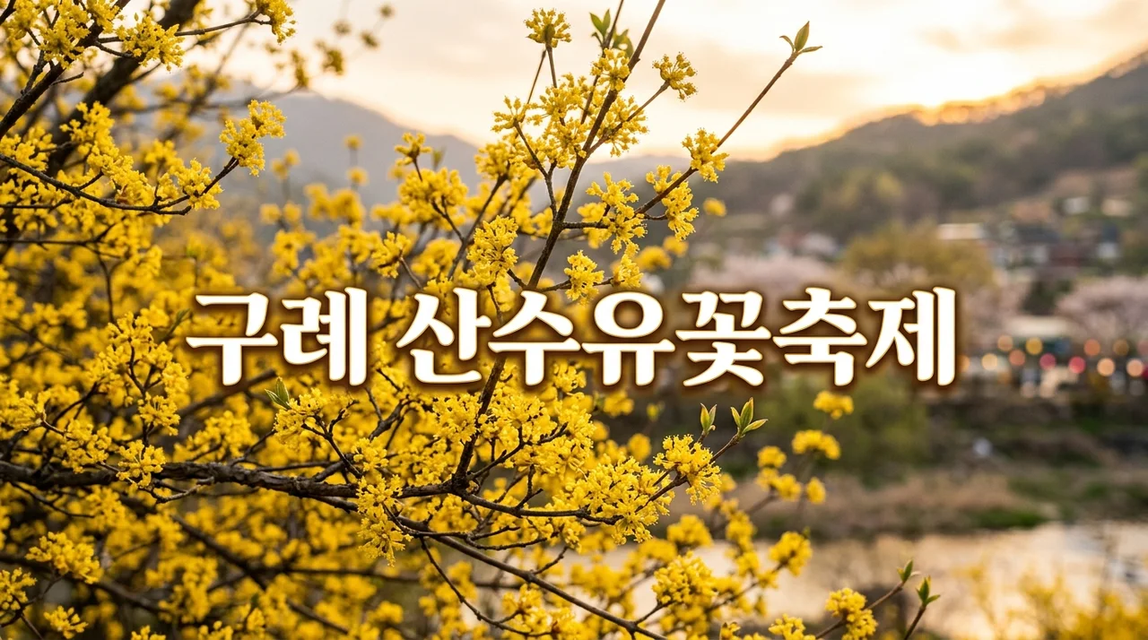 2026 구례 산수유꽃축제 일정, 실시간 개화 현황 및 주차 꿀팁 완벽 가이드