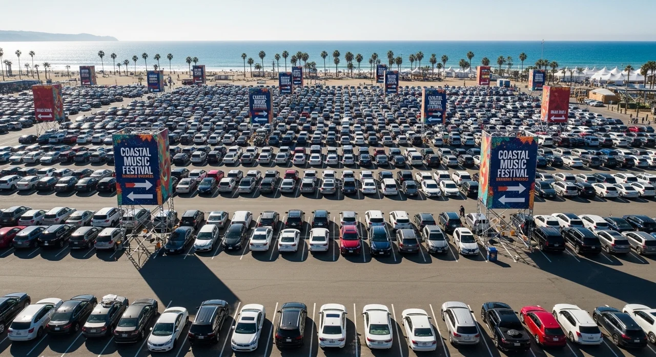 축제장 주차장 및 교통 정보