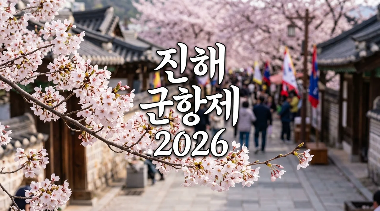 2026 진해 군항제 일정, 벚꽃 개화시기 및 주차 꿀팁 총정리