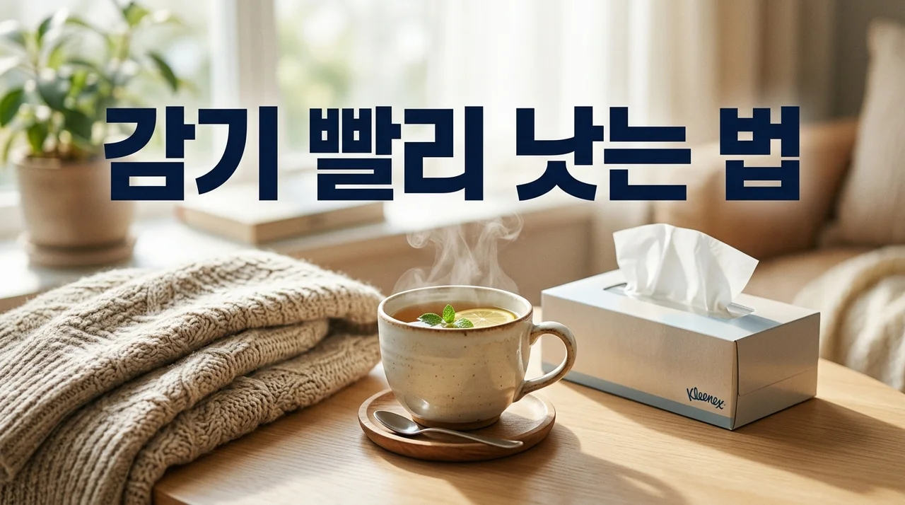 감기 빨리 낫는 법: 목감기 코감기 증상 완화 및 관리 꿀팁