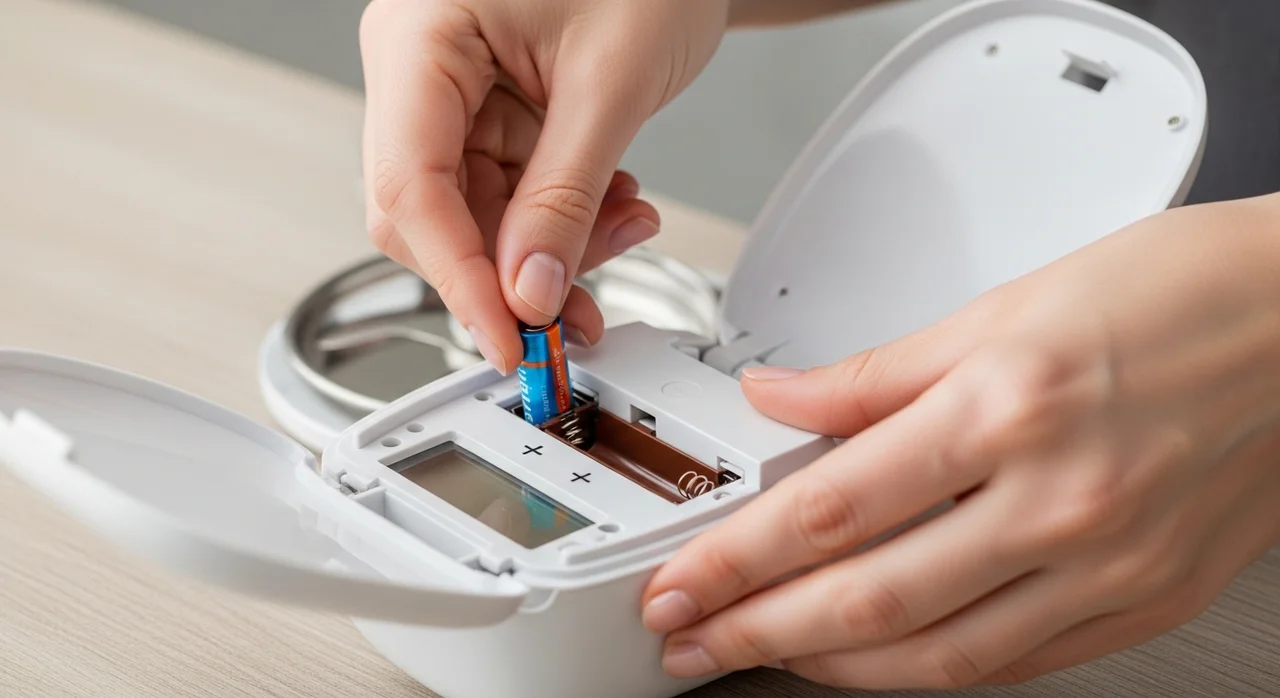 안전하고 정확한 건전지 교체 순서