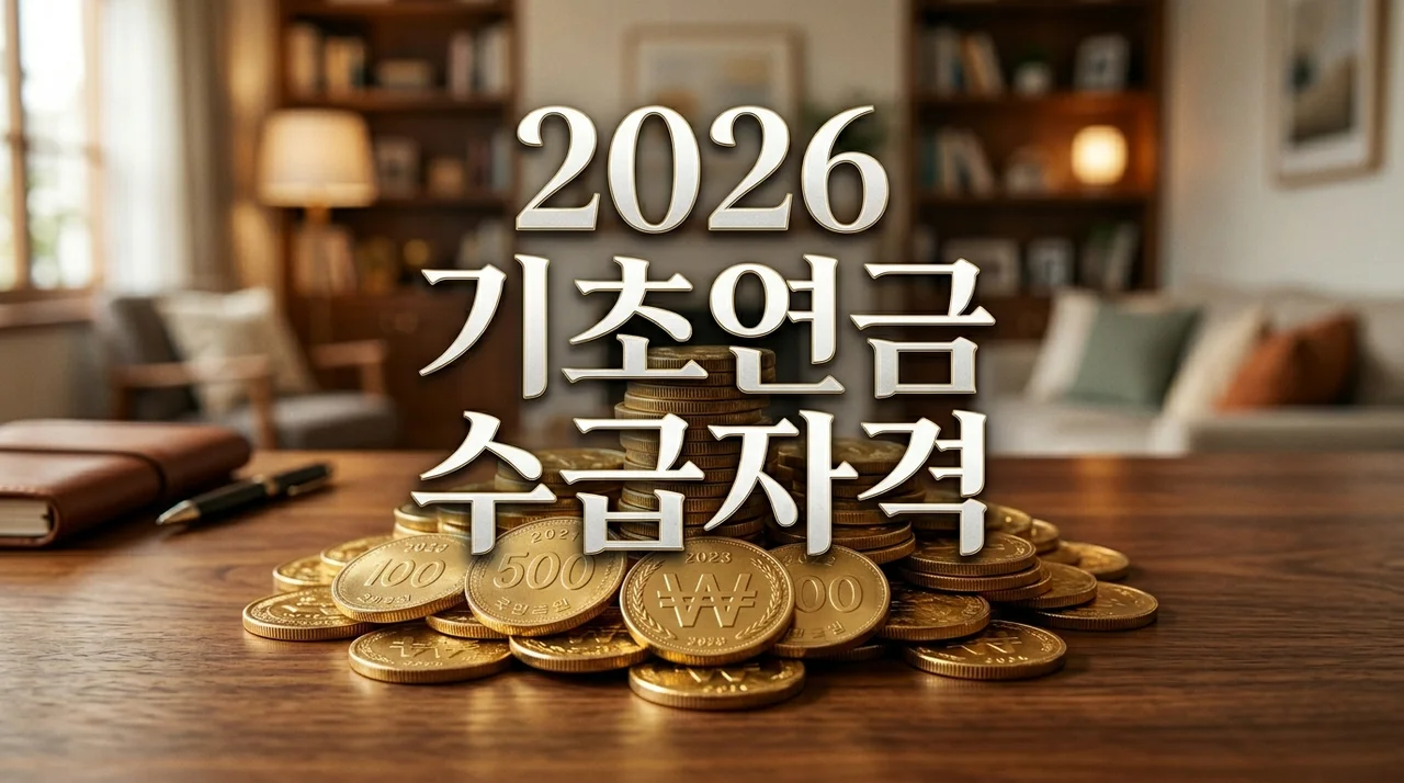 2026 기초연금 수급자격: 소득재산 기준 및 신청 방법 완벽 정리