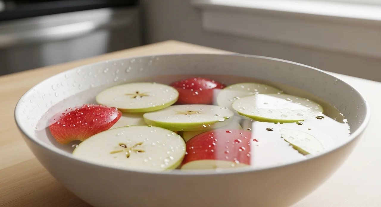 가장 효과적인 갈변 방지법: 설탕물과 소금물 활용