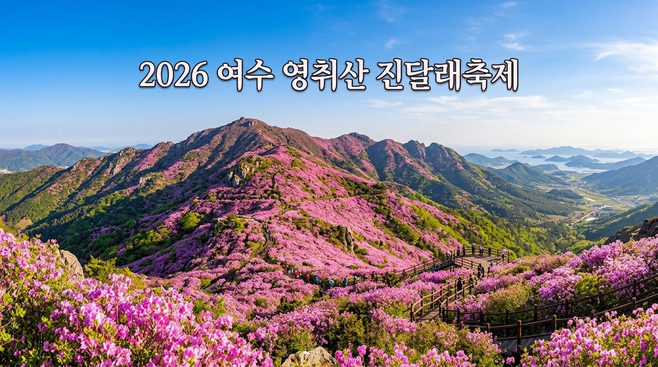 2026 여수 영취산 진달래축제 일정, 등산 코스 및 여행 꿀팁 총정리