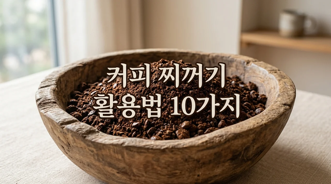커피 찌꺼기 활용법 10가지, 버리기 전 꼭 확인하세요