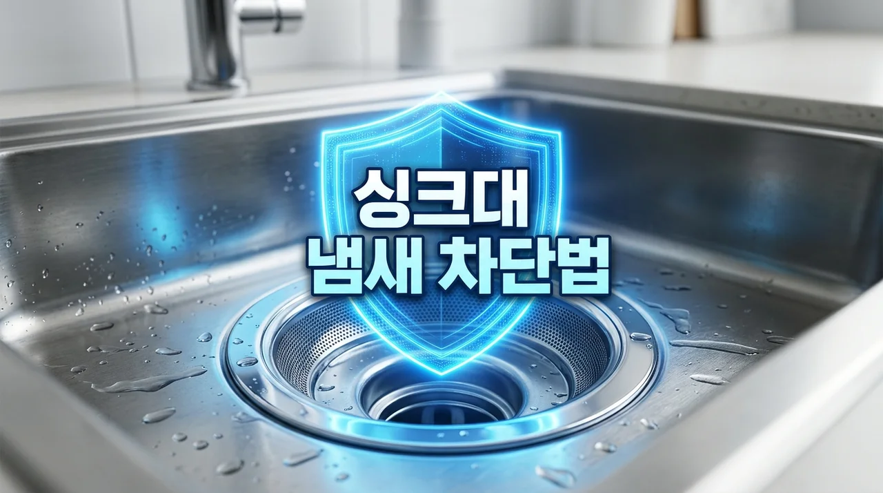싱크대 냄새 차단법 완벽 가이드: 악취 원인부터 해결책까지