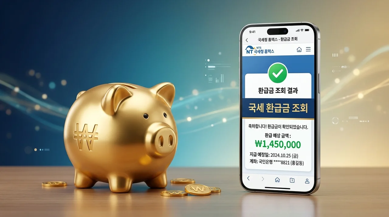 국세 환급금 조회 및 신청 방법: 숨은 세금 5분 만에 찾는 법