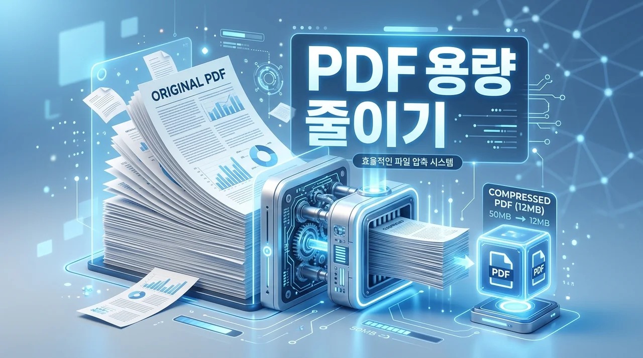 PDF 용량 줄이기 완벽 가이드: 화질 저하 없이 압축하는 5가지 방법