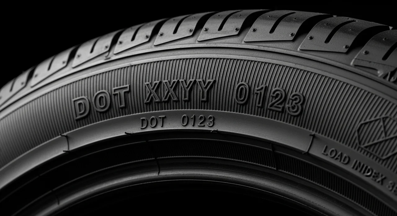 타이어 제조 연도 읽는 법