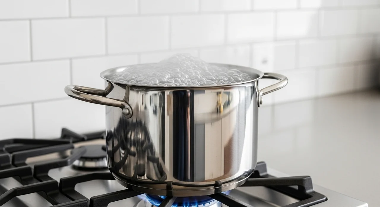 3단계: 식초와 물로 살균 및 마무리