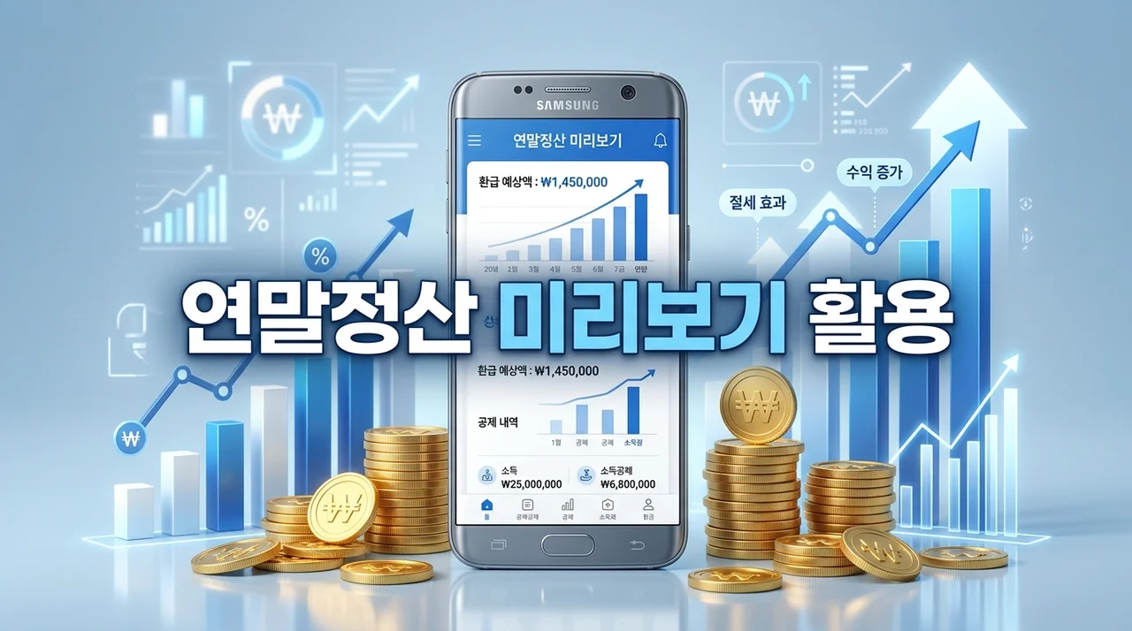 홈택스 연말정산 미리보기 활용법: 환급금 조회부터 절세 전략까지