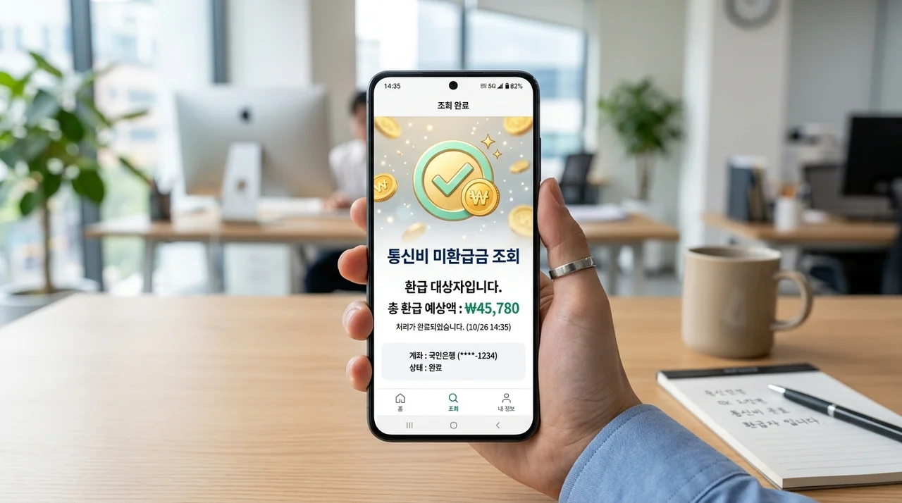 통신비 미환급금 조회 및 신청 방법: 흩어진 내 돈 3분 만에 찾는 법