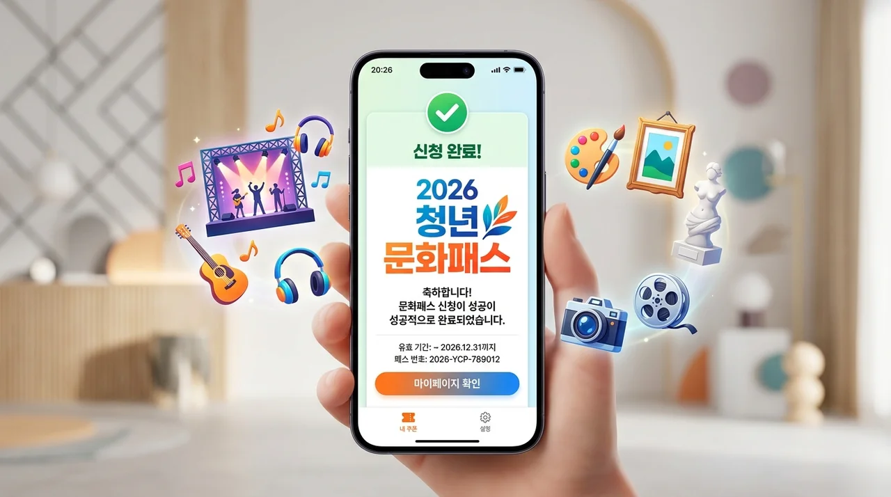 2026 청년 문화패스 신청 방법 및 지원 대상 총정리