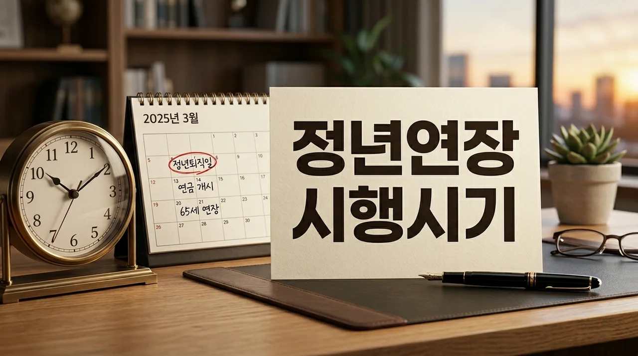 정년연장 시행시기 65세 확정? 66년생 67년생 68년생 69년생 연도별 총정리