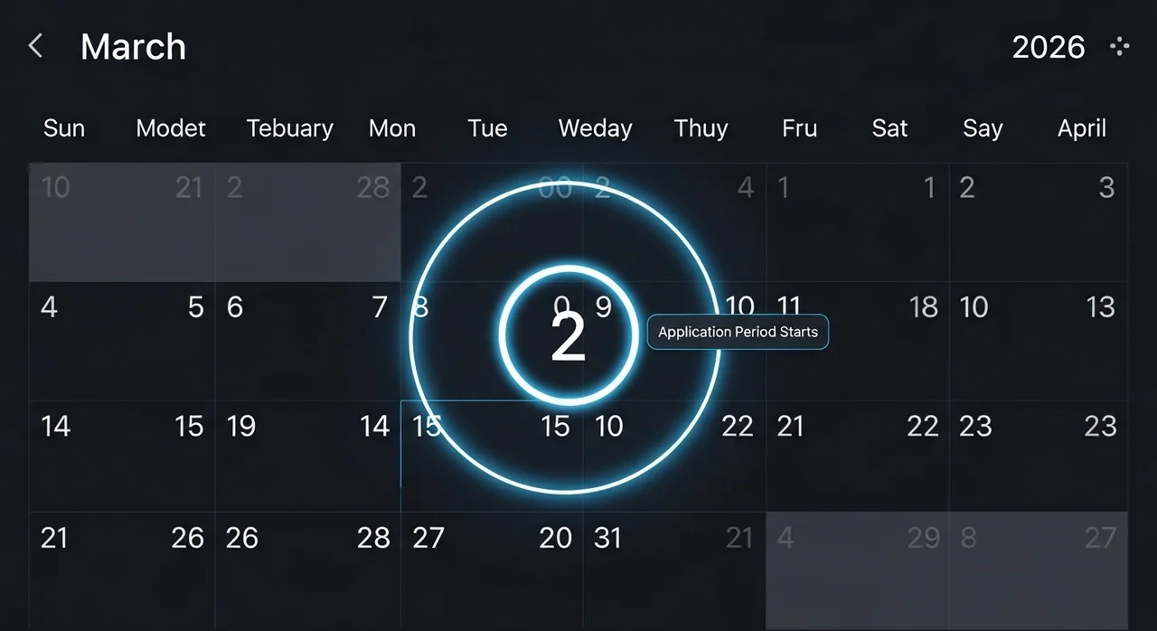 반드시 확인해야 할 2026년 신청 일정