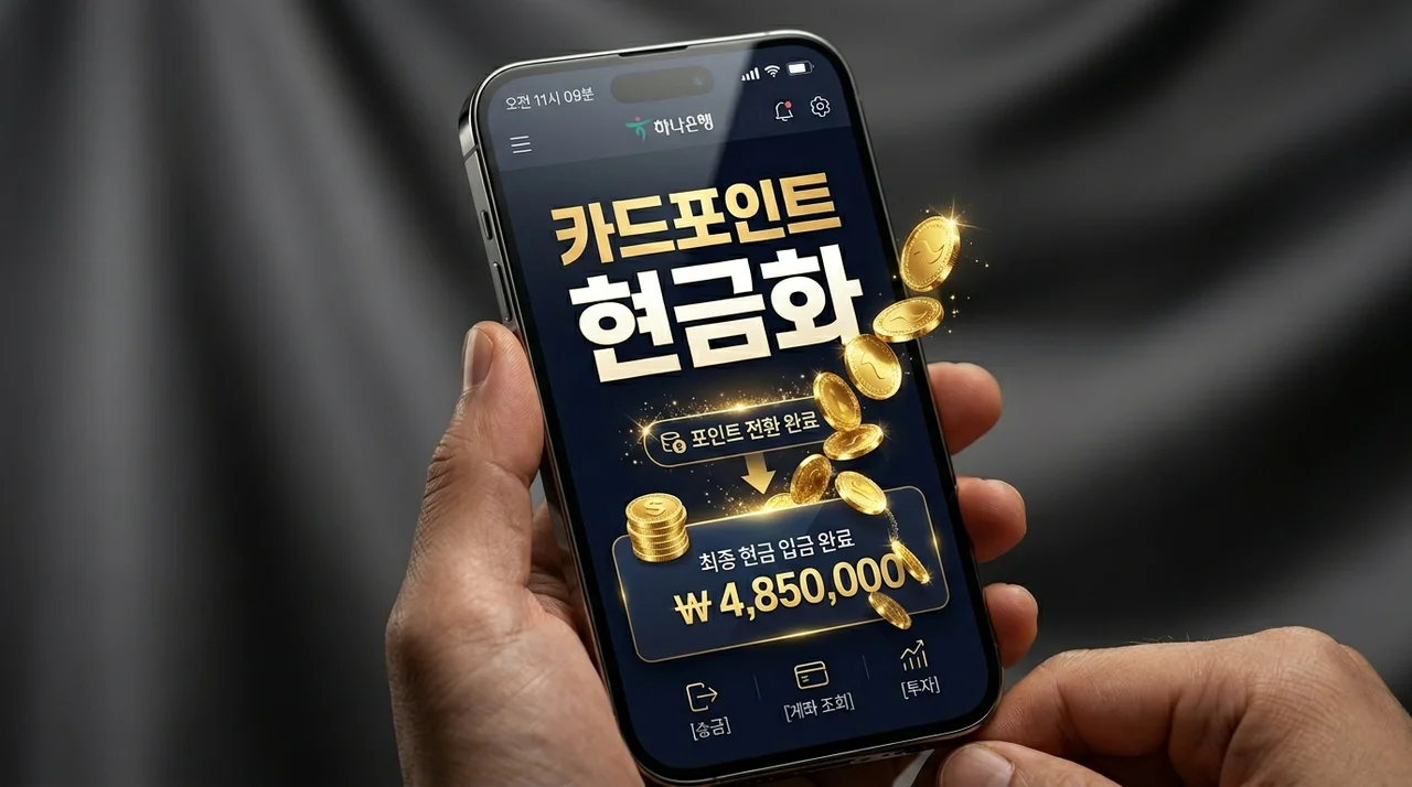 카드포인트 통합조회 시스템 현금화 방법 및 입금 계좌 조회 가이드