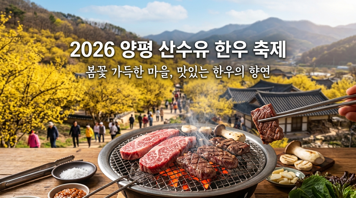 2026 양평 산수유 한우 축제: 정확한 일정, 먹거리, 주차 총정리
