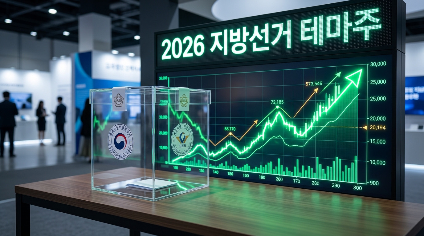 2026년 제9회 전국동시지방선거 핵심 정책 테마주 및 투자 전략 총정리