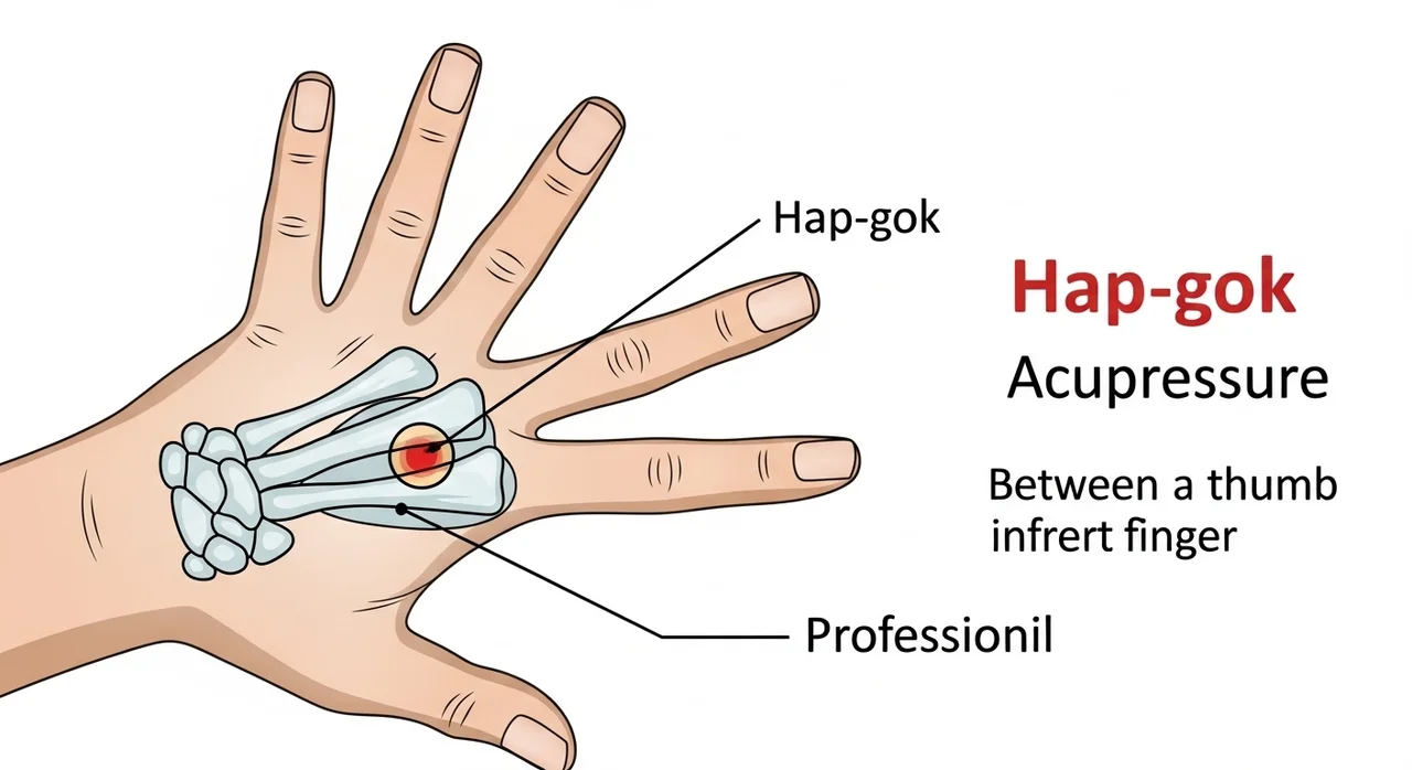 손 따기 대신 시도할 수 있는 효과적인 지압법