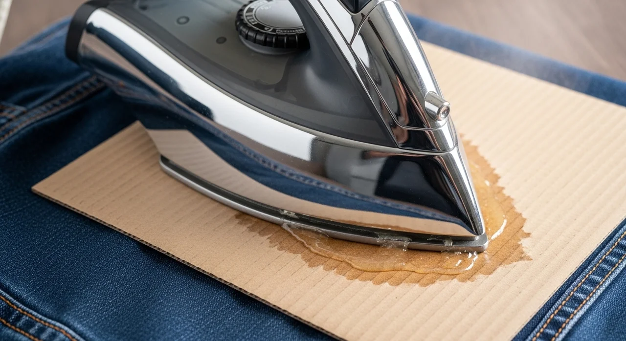 방법 3: 다리미와 종이를 이용한 열 흡수법