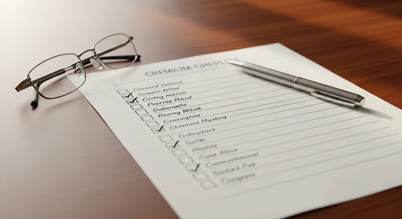 신청 시 필수 준비 서류 체크리스트