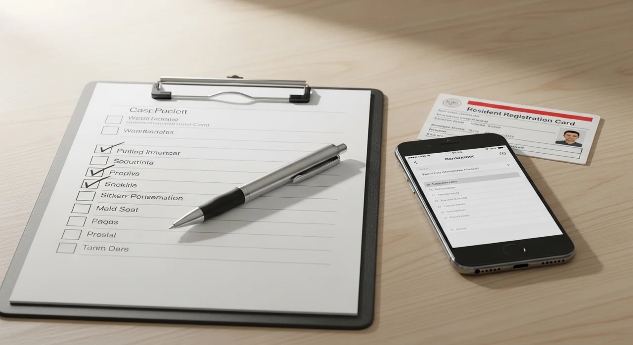 신청 시 필요한 준비물 체크리스트