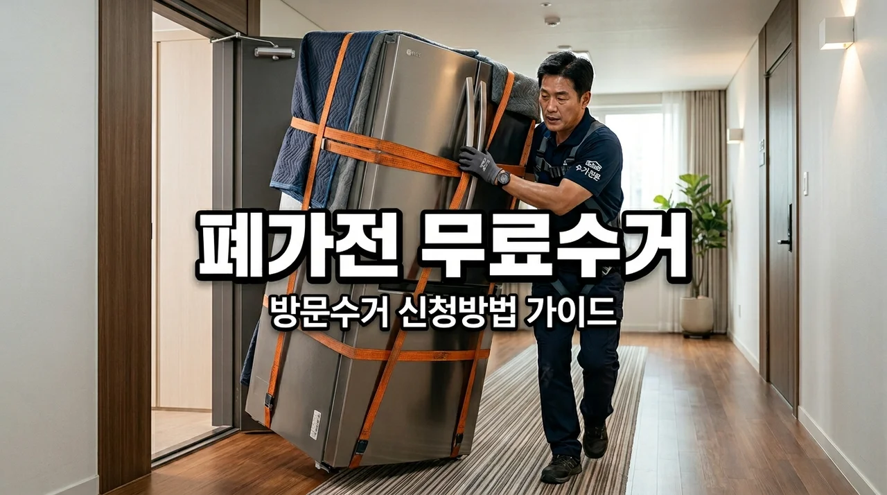 폐가전 무상수거 신청 방법 정리: 냉장고 세탁기 무료 방문 수거 (2026년 최신)