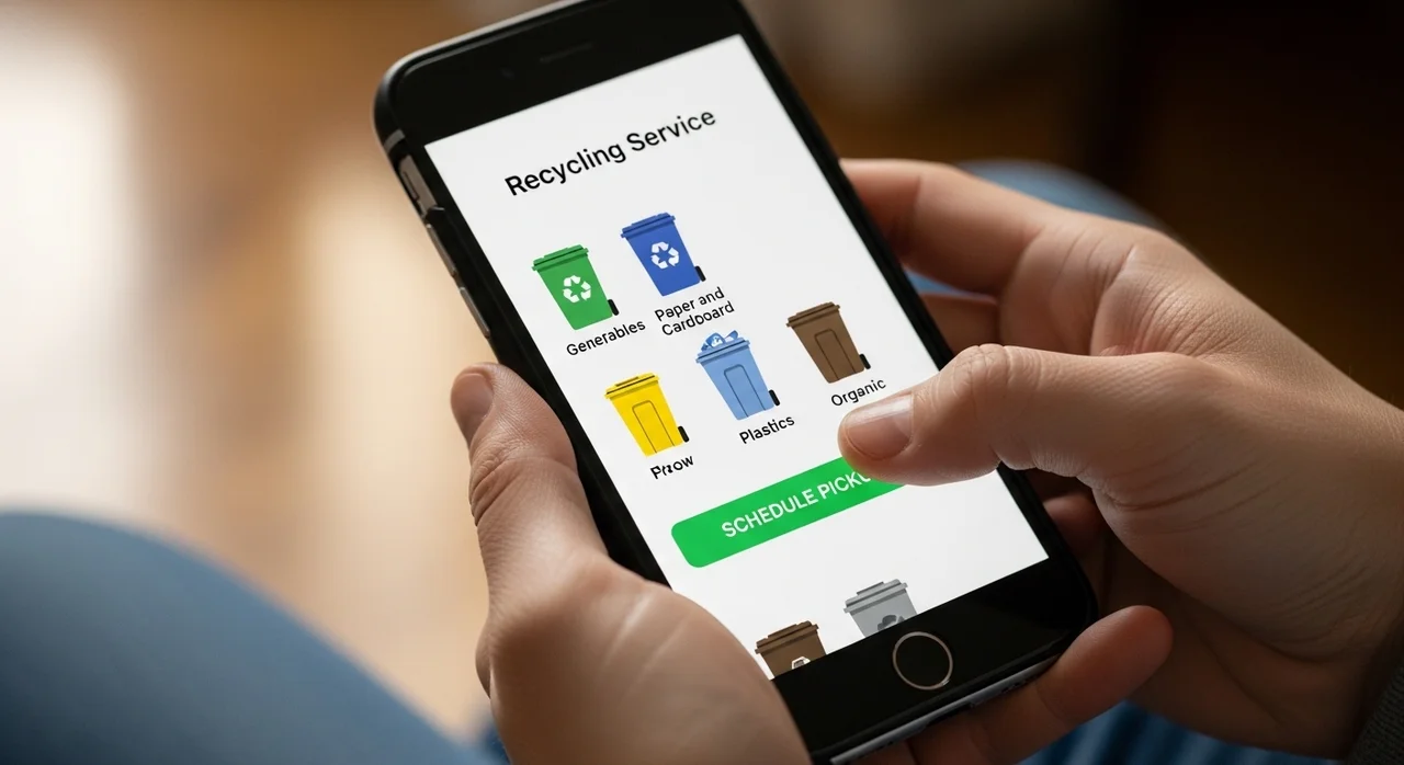 폐가전 방문수거 배출 예약 시스템 이용 방법 (5단계)