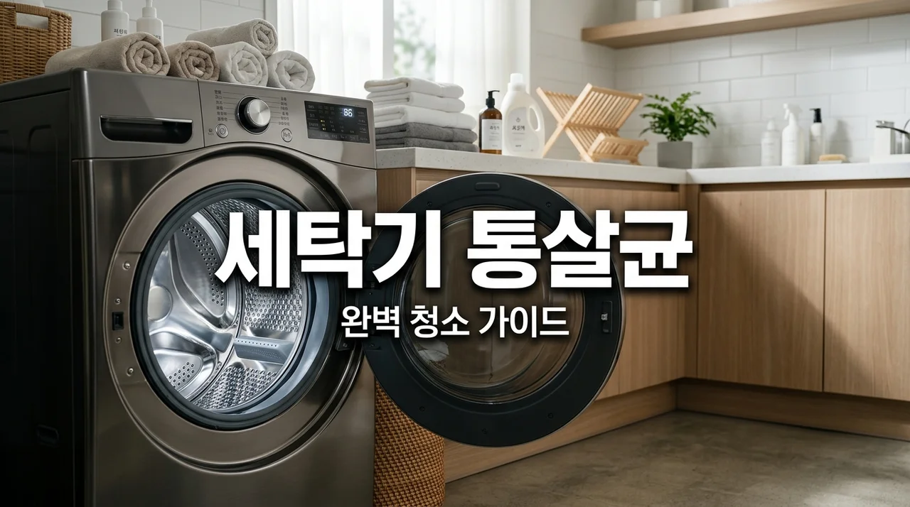 세탁기 통살균 방법 드럼 통돌이 완벽 가이드 (2026 최신)