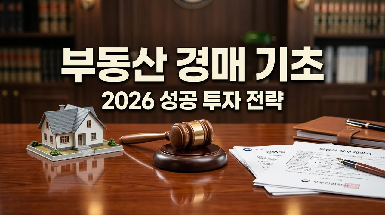 부동산 경매 기초 완벽 가이드: 2026년 초보자도 수익 내는 실전 노하우