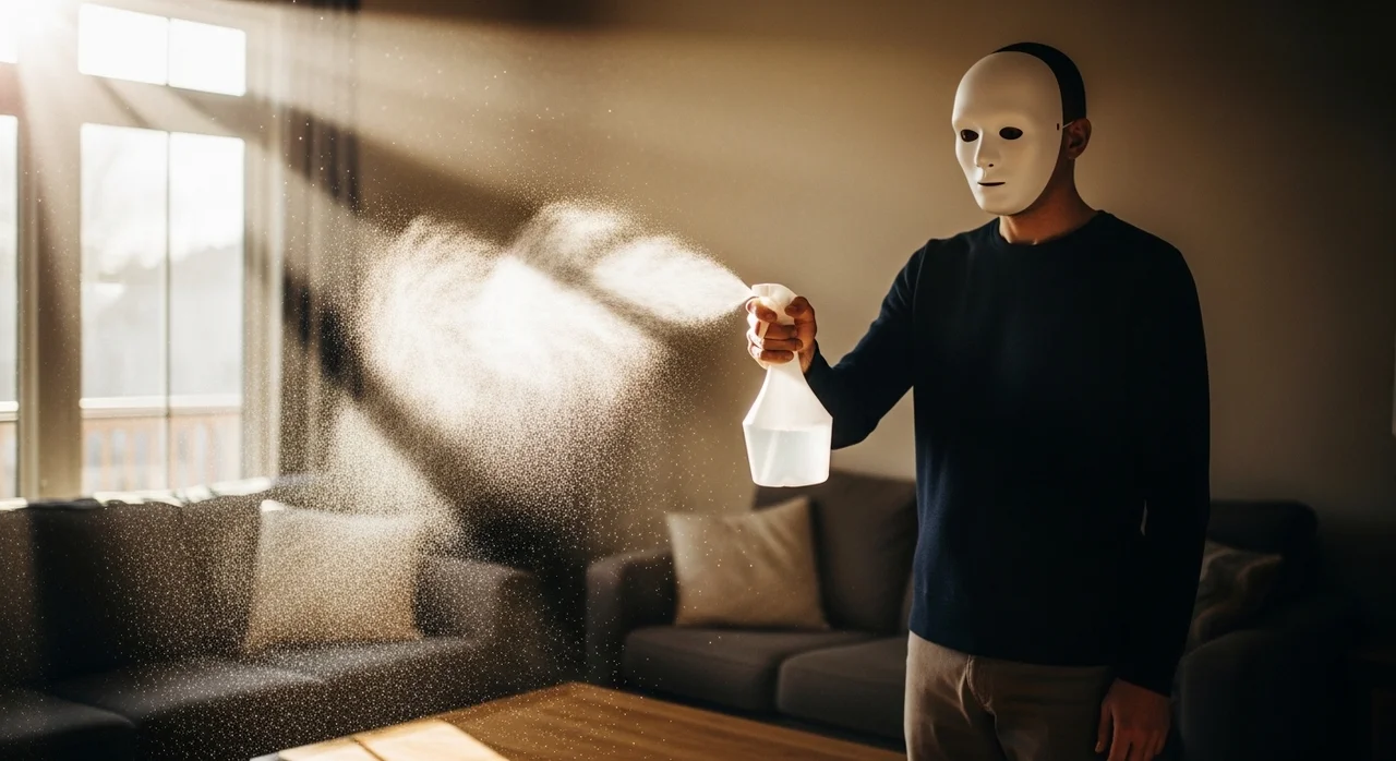 단계별 소나무 분진 가루 실내 청소 가이드