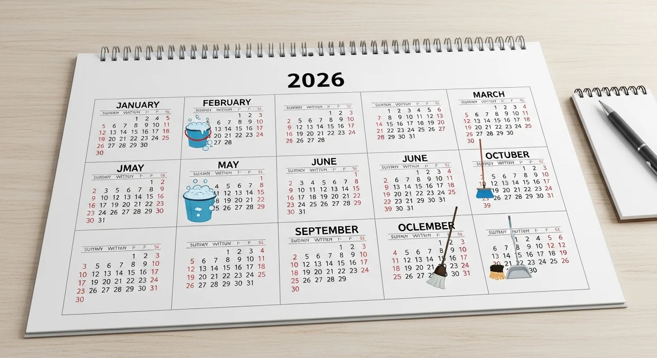 깨끗함을 유지하는 청소 주기 및 습관