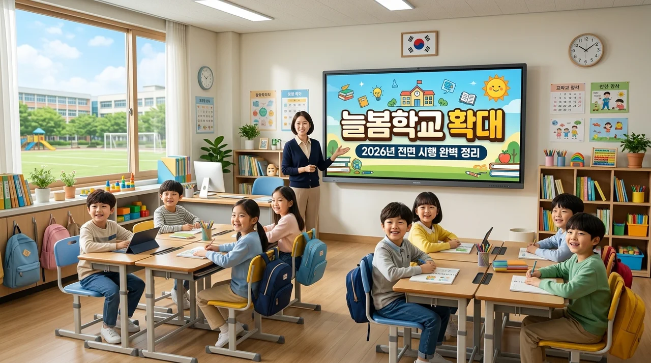 늘봄학교 확대 시행 2026년 가이드: 운영 시간 및 신청 방법 총정리
