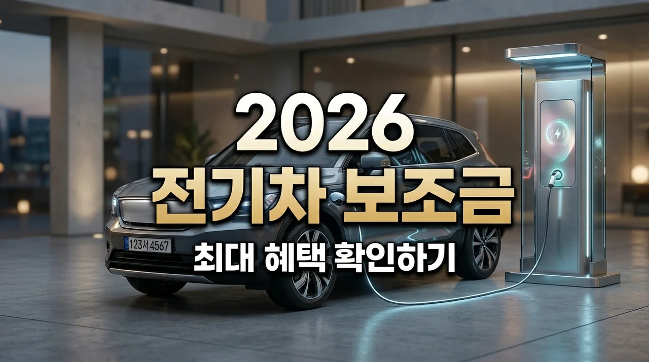 2026 전기차 보조금 개편안 총정리: 모델별 예상 금액 및 신청 방법