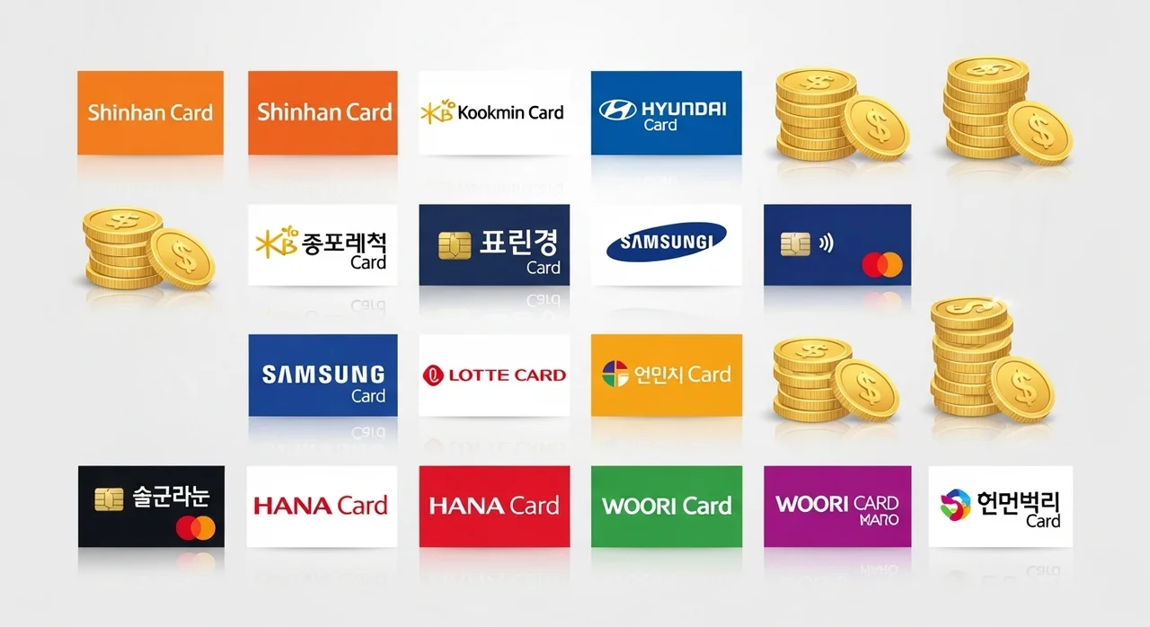 현금화 가능한 카드사 및 포인트 종류 확인