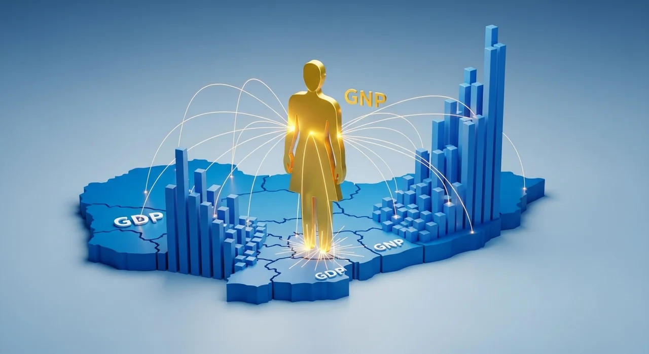 GDP와 GNP의 근본적인 정의와 핵심 요약