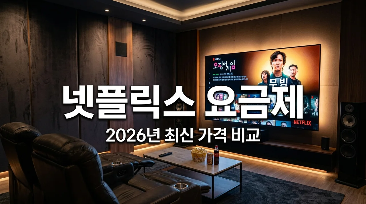 넷플릭스 요금제 가격 비교 및 추천: 2026년 광고형부터 프리미엄까지
