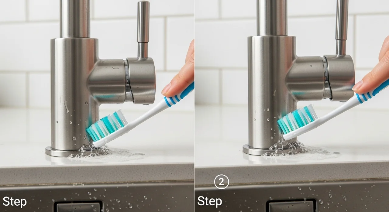 단계별 수도꼭지 광내기 가이드