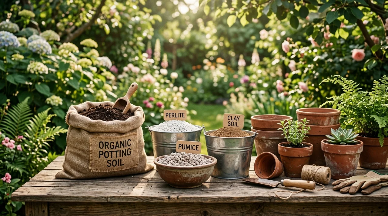 화분 분갈이 흙 배합 완벽 가이드: 식물 종류별 비율 공식