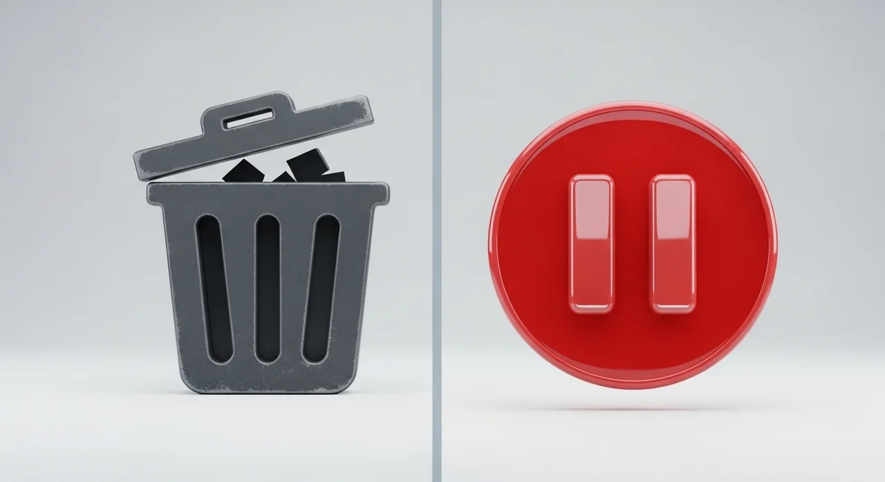 영구 삭제 vs 비활성화, 어떤 것을 선택할까요?