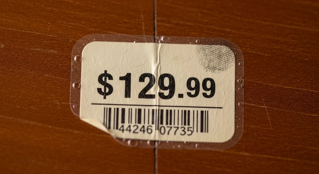 품목별 대형 폐기물 스티커 가격 기준