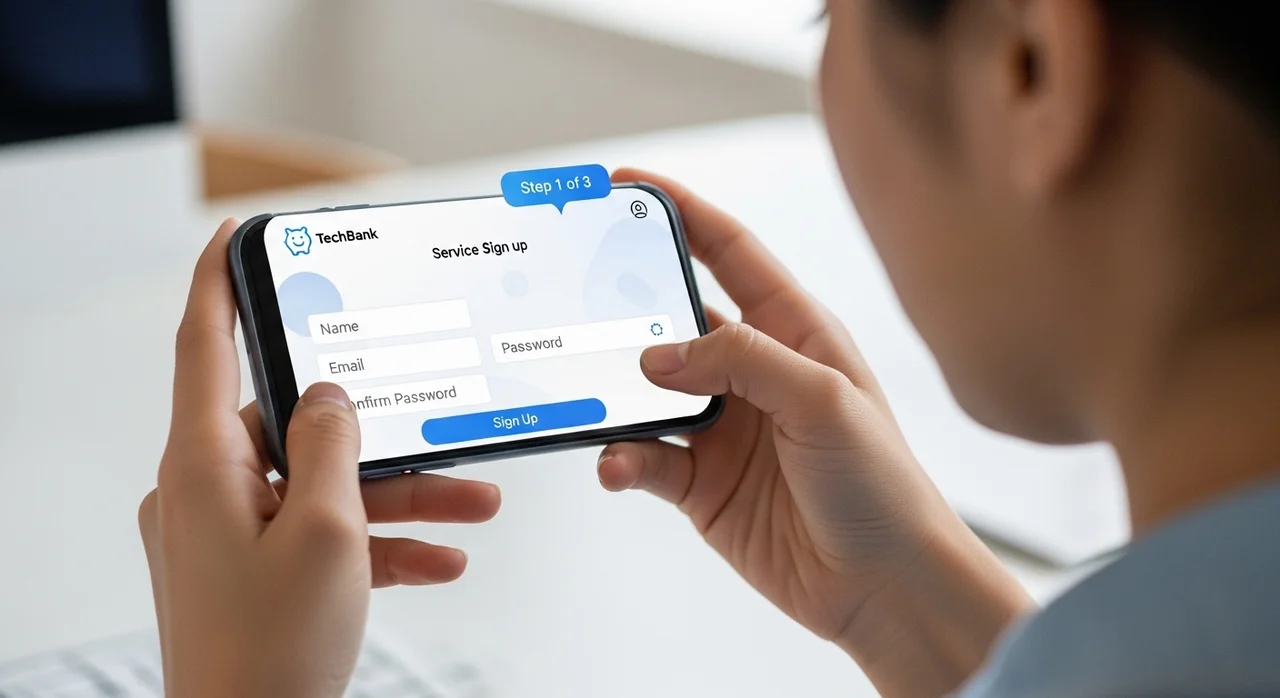 가입 신청 절차 4단계