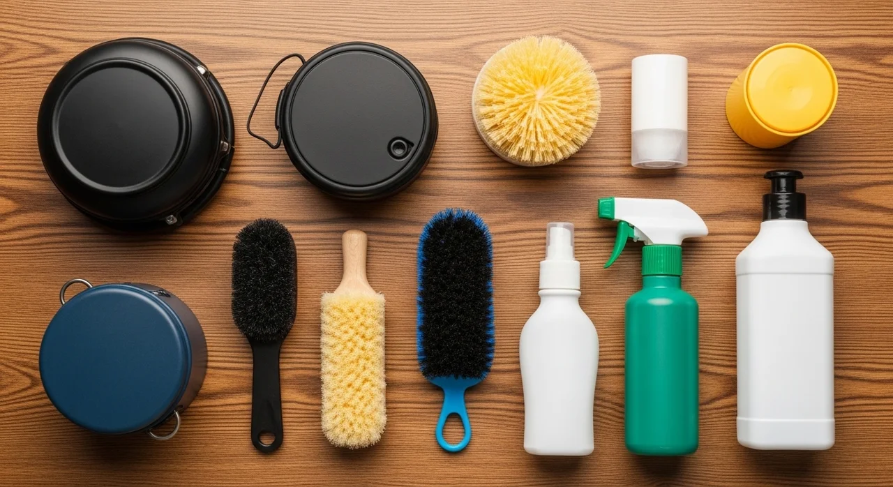 텐트 곰팡이 제거 준비물 확인하기