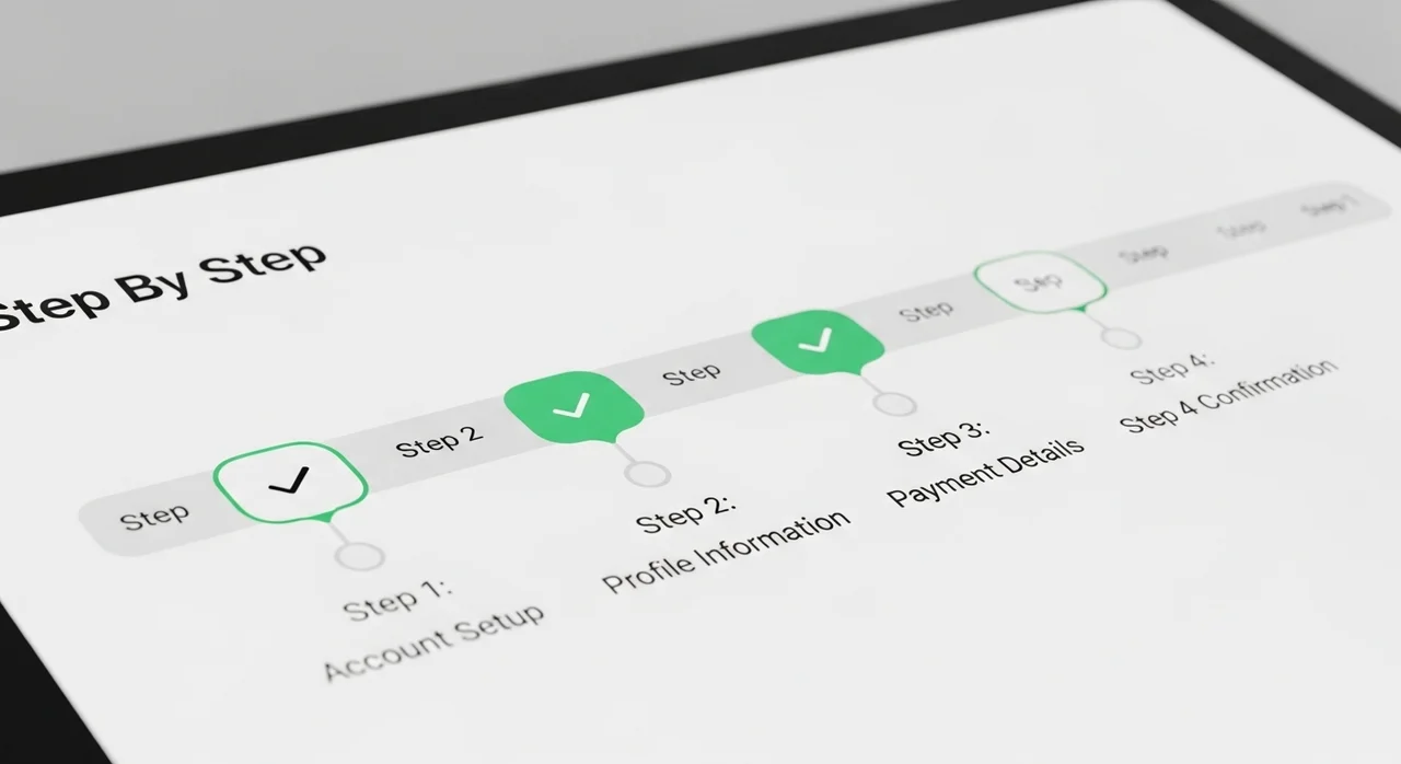 신청 단계별 가이드: 막힘없이 완료하기