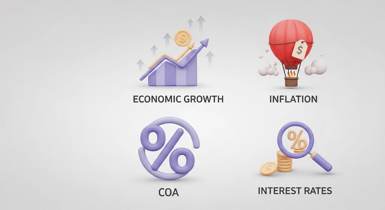 주요 결정 사항과 경제 지표 한눈에 보기