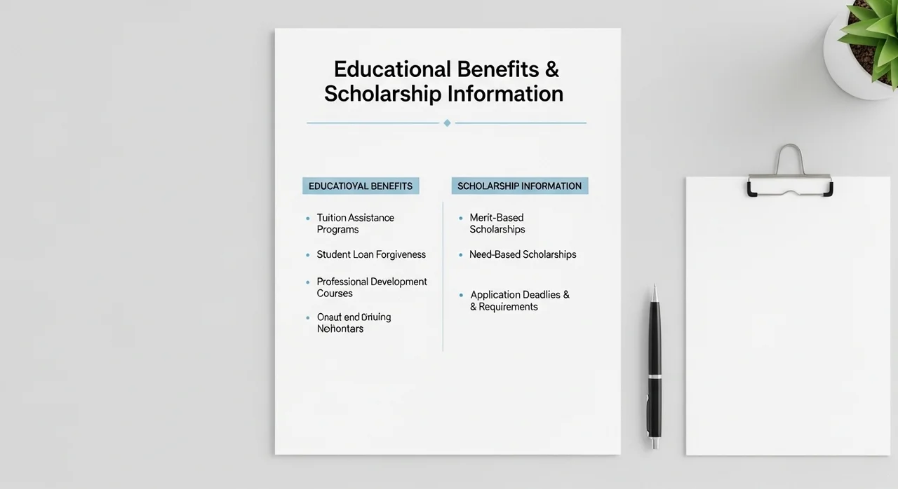 보훈 장학금 지원 대상 및 주요 혜택