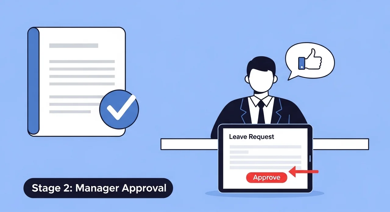 가족돌봄휴가 신청 절차 4단계