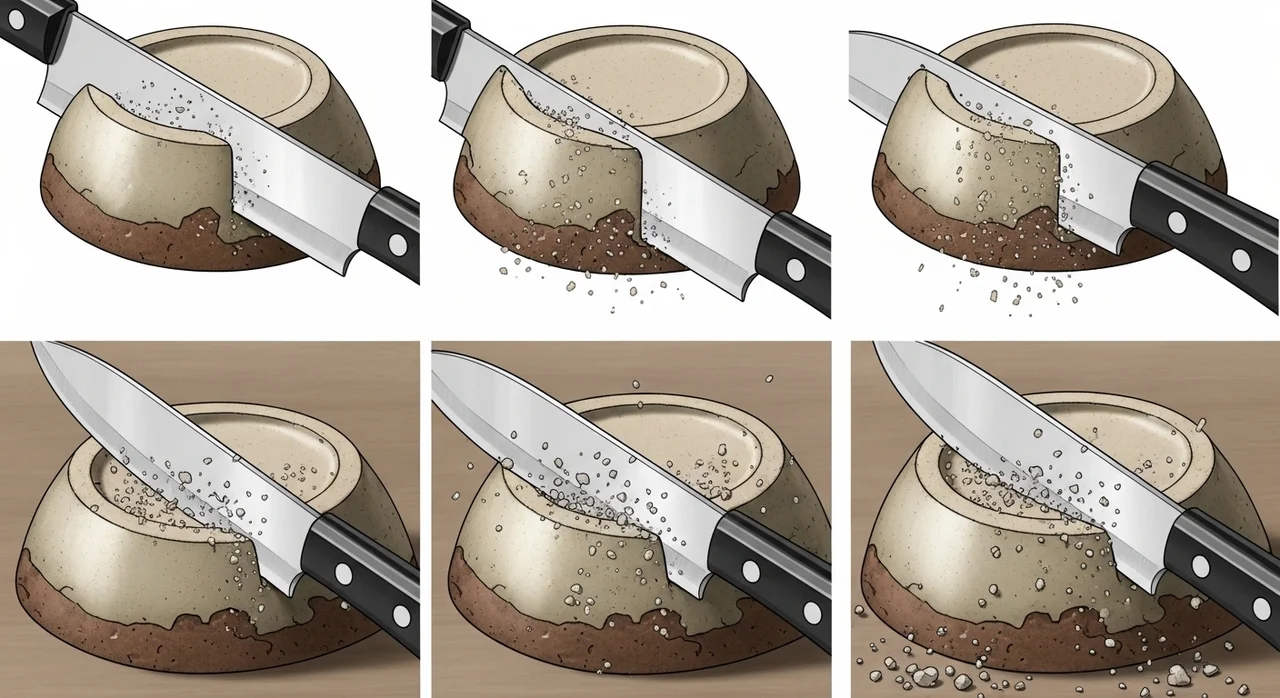 가장 효과적인 방법: 밥그릇 뒷면 활용법